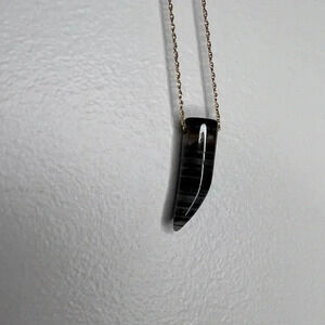 Brown Horn Necklace
